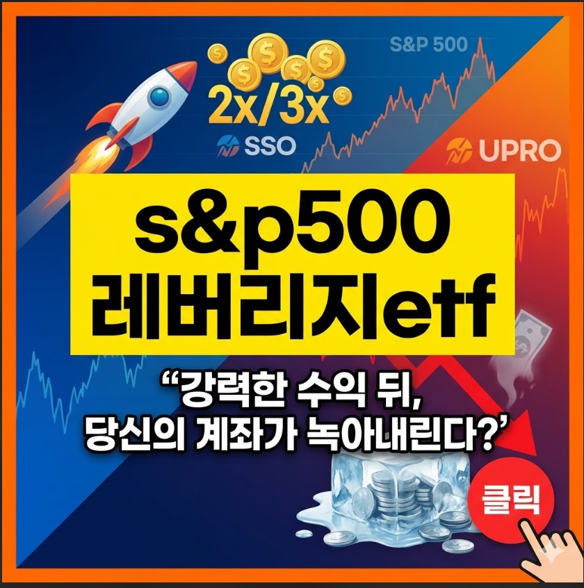s&p500 레버리지etf (SSO, UPRO) 투자