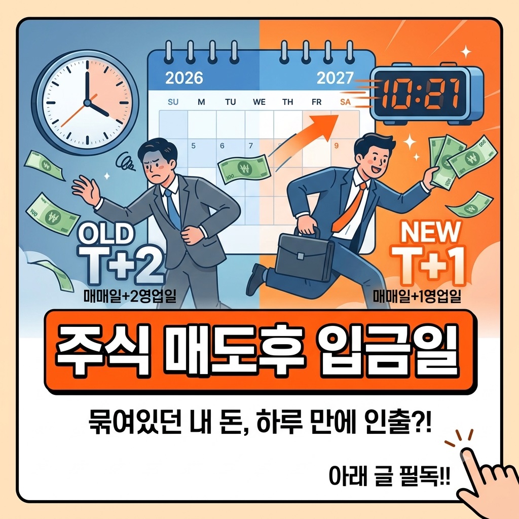 주식 매도후 입금일