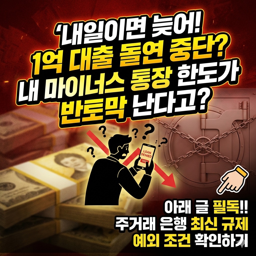 은행권 신용대출 제한